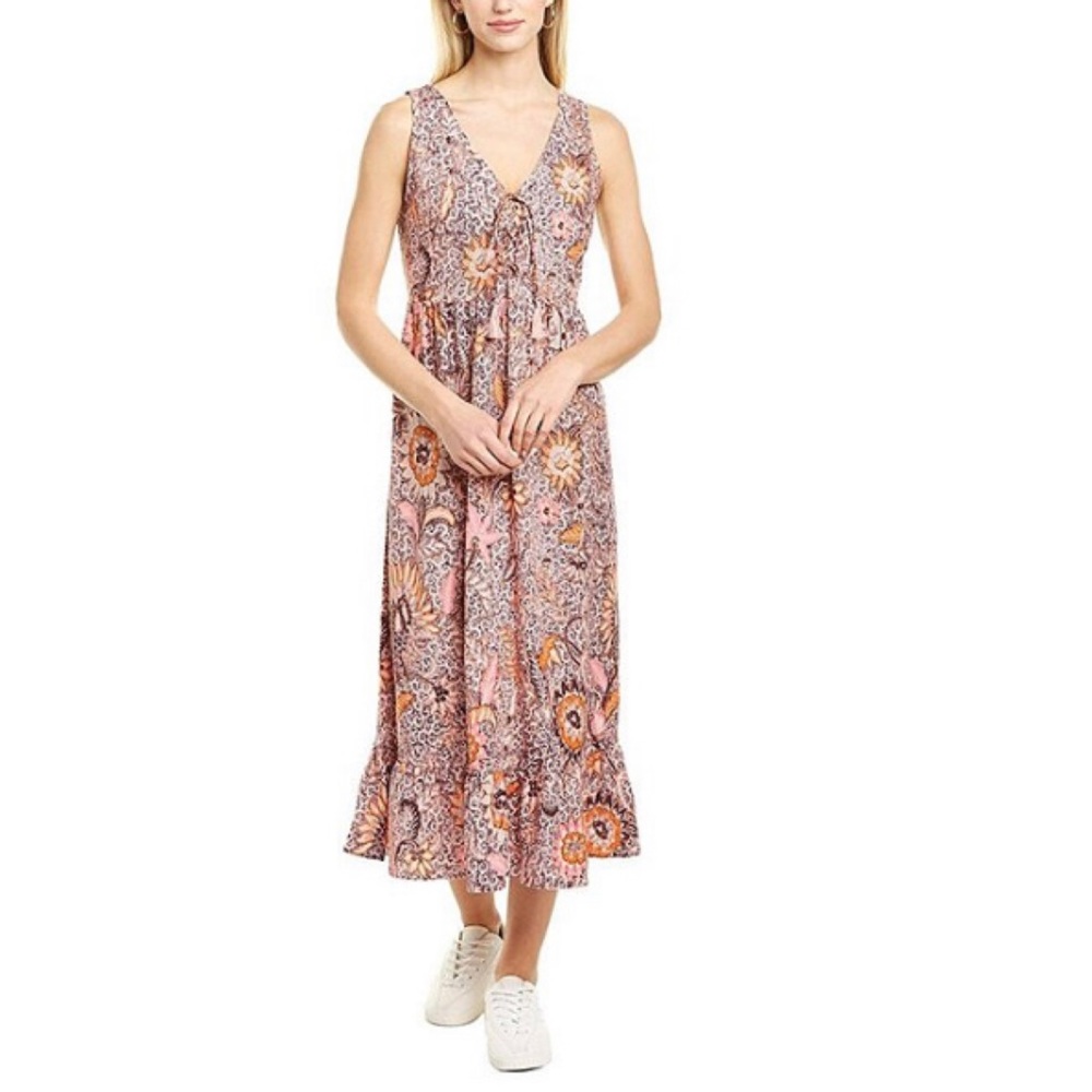 🆕Madewell Bali Light Petal Midi Dress 10 NWT New!